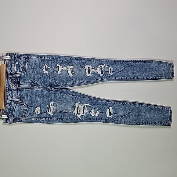 American Eagle next level stretch size 4 distressed style jeggings - Picture 1 of 8